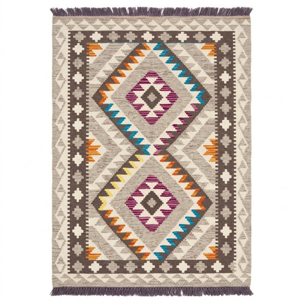Handmade Afghan Chobi Kilim Rug 149 CM x 96 CM  SS # 05