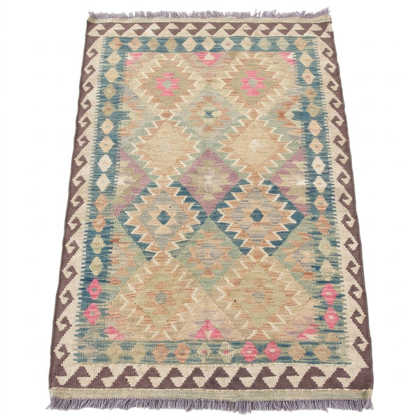 Handmade Afghan Chobi Kilim Rug 156 CM x 100 CM  SS # 103