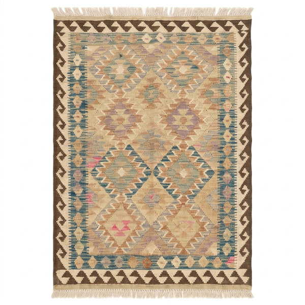 Handmade Afghan Chobi Kilim Rug 157 CM x  103 CM  SS # 118