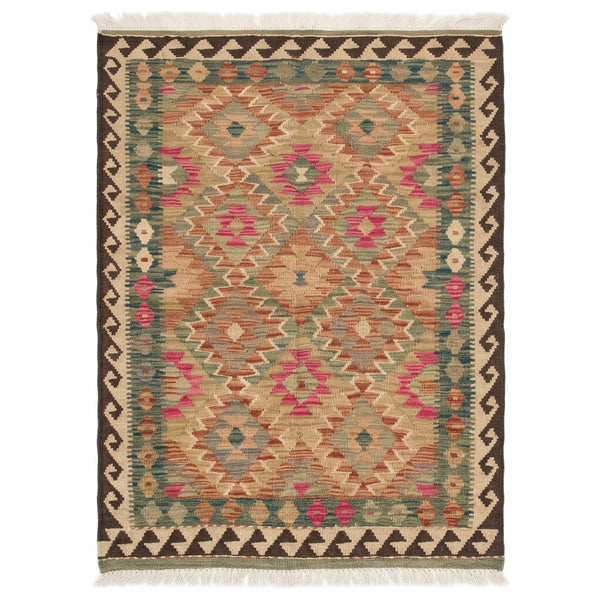Handmade Afghan Chobi Kilim Rug 162  CM x  96 CM SS # 121