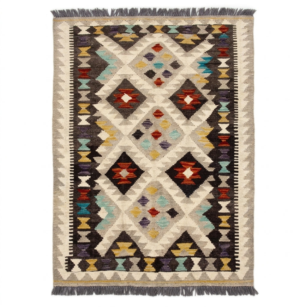 Handmade Afghan Chobi Kilim Rug 166 CM x 101 CM SS # 12