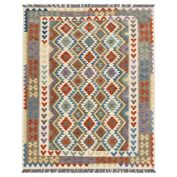 Handmade Afghan Chobi Kilim Rug 285 CM x  198 CM  SS # 146