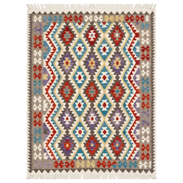 Handmade Afghan Chobi Kilim Rug 289 CM x  198 CM SS # 148