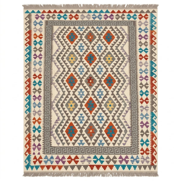 Handmade Afghan Chobi Kilim Rug 293 CM x  197 CM  SS # 153
