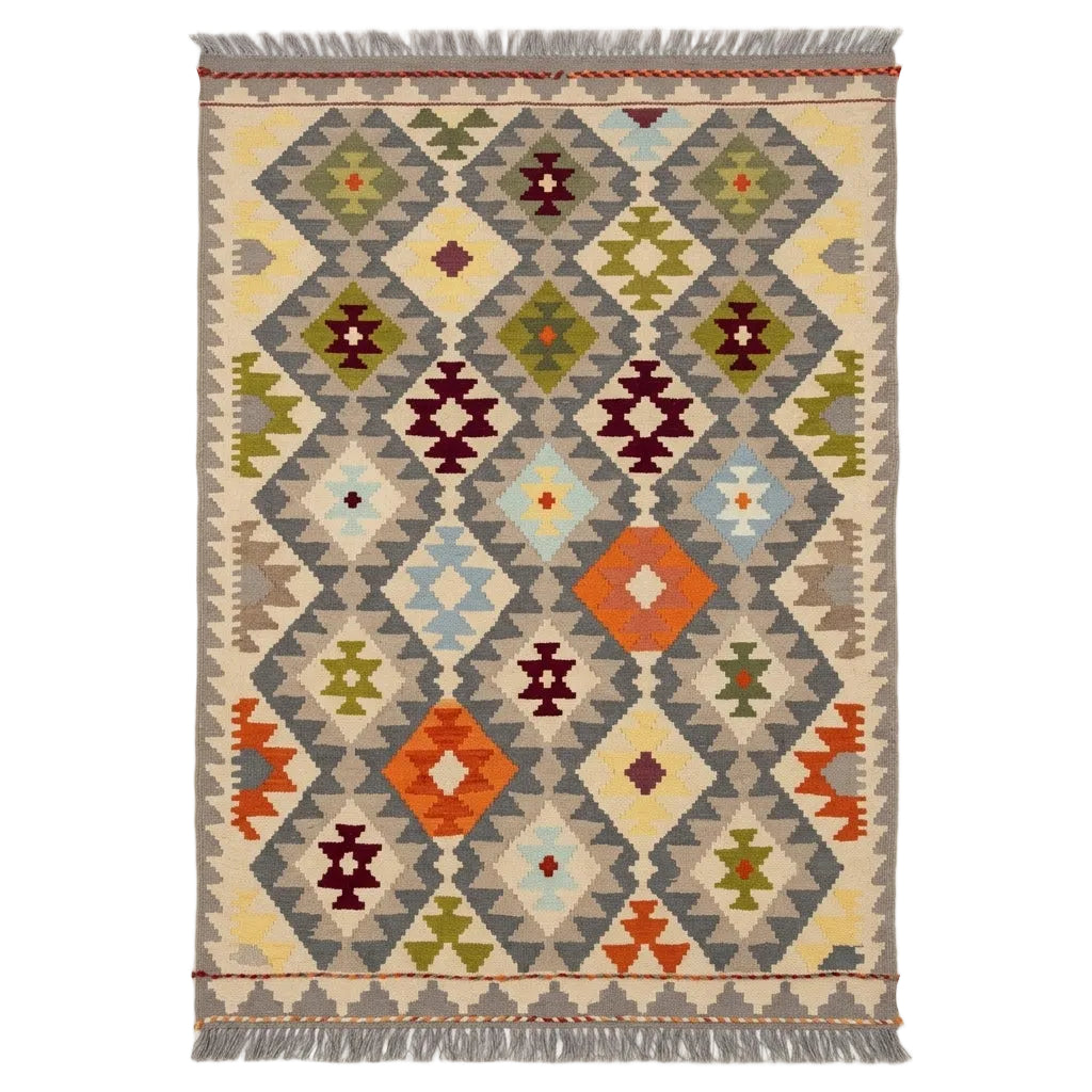 Handmade Afghan Chobi Kilim Rug 153 CM x 97 CM  SS # 15