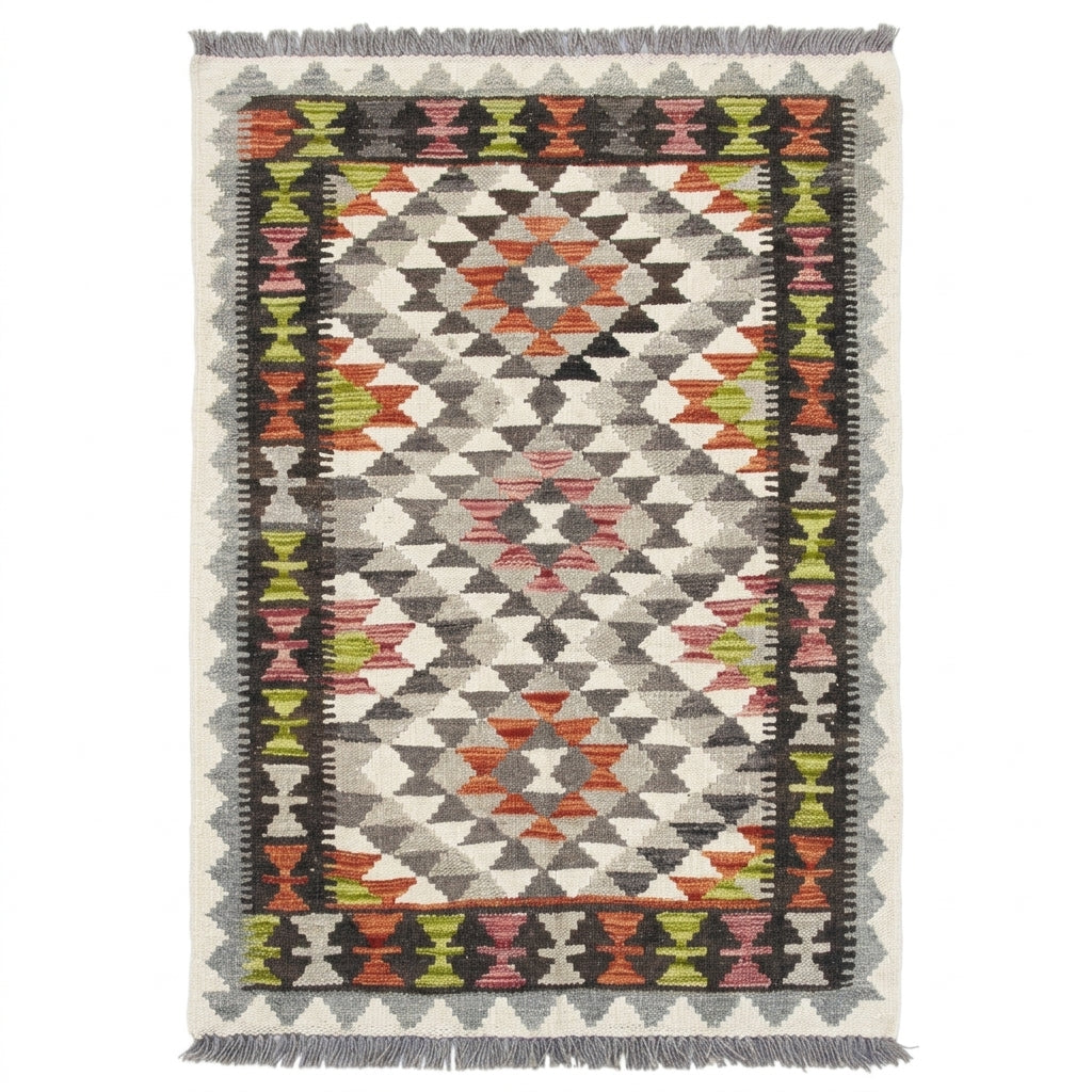 Handmade Afghan Chobi Kilim Rug 120 CM x 81 CM  SS # 18