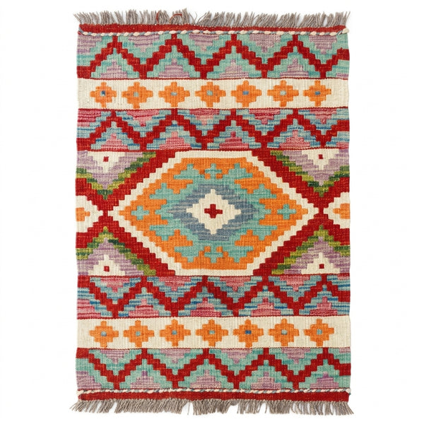 Handmade Afghan Chobi Kilim Rug 85 CM x 60 CM  SS # 27