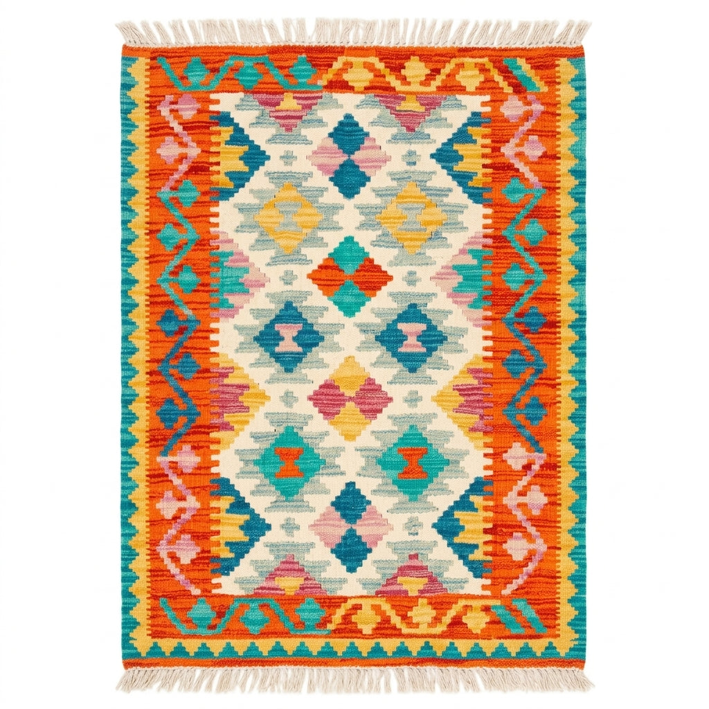 Handmade Afghan Chobi Kilim Rug 83 CM x 50 CM  SS # 40