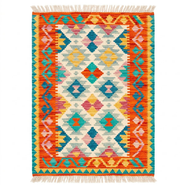 Handmade Afghan Chobi Kilim Rug 83 CM x 50 CM  SS # 40