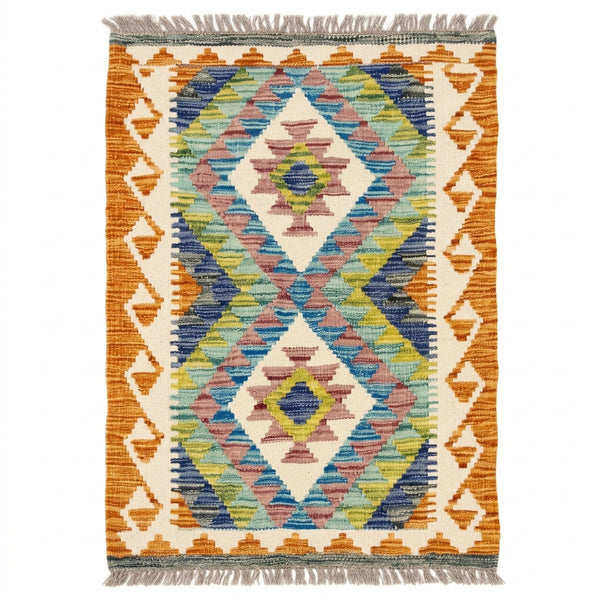 Handmade Afghan Chobi Kilim Rug 93 CM x 60 CM SS # 41