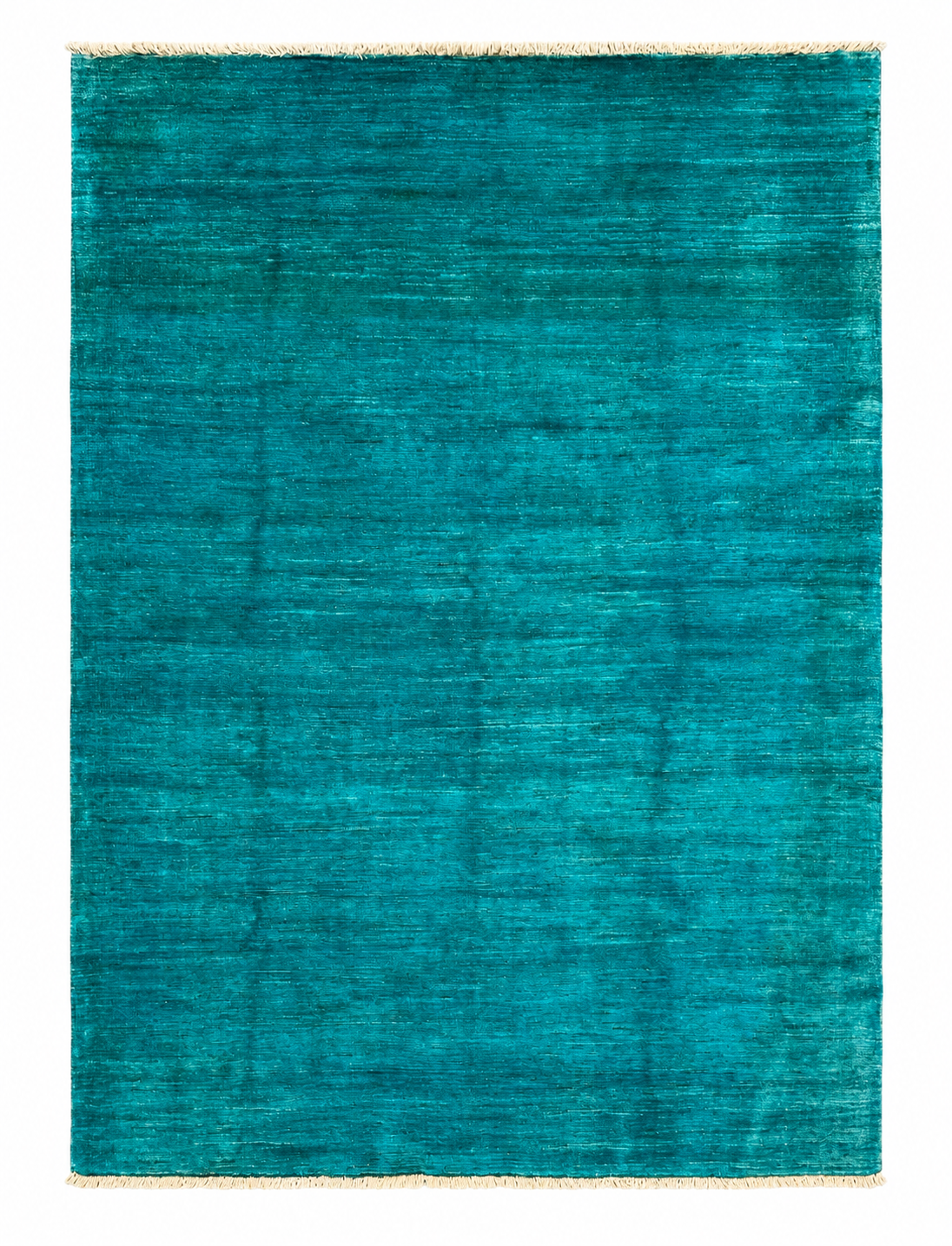 Handmade Ocean Blue Modern Rug,  200 CM x 160 CM