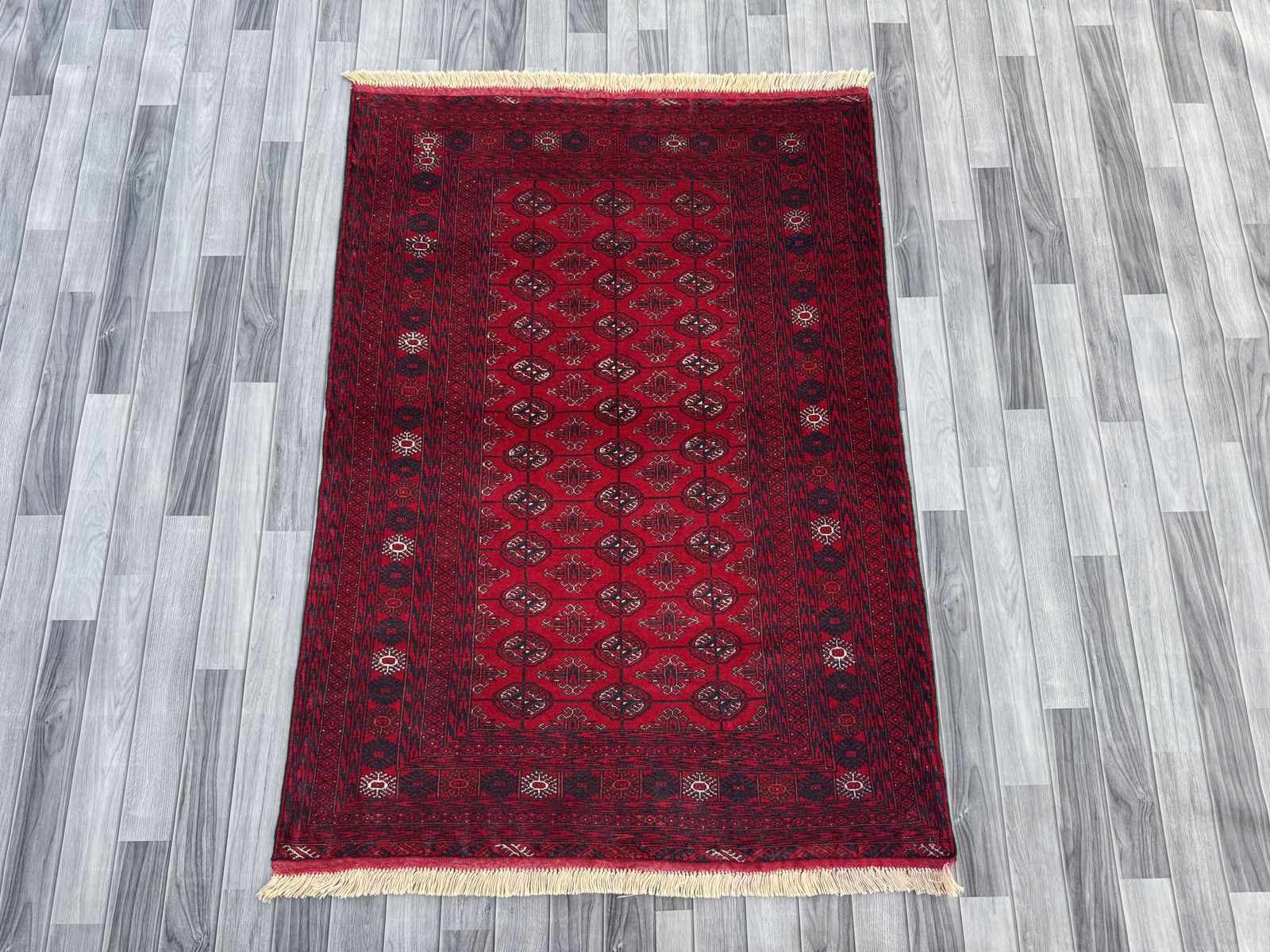 Handmade Afghan Traditional Rug  170 CM x 118 CM SK1396