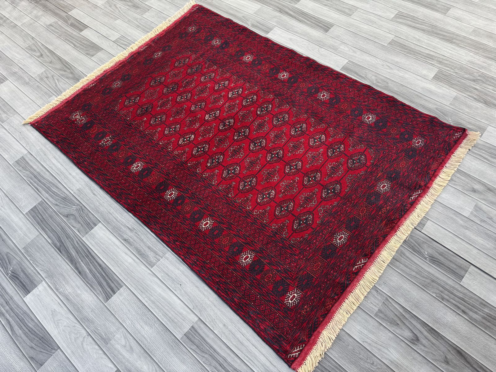 Handmade Afghan Traditional Rug  170 CM x 118 CM SK1396