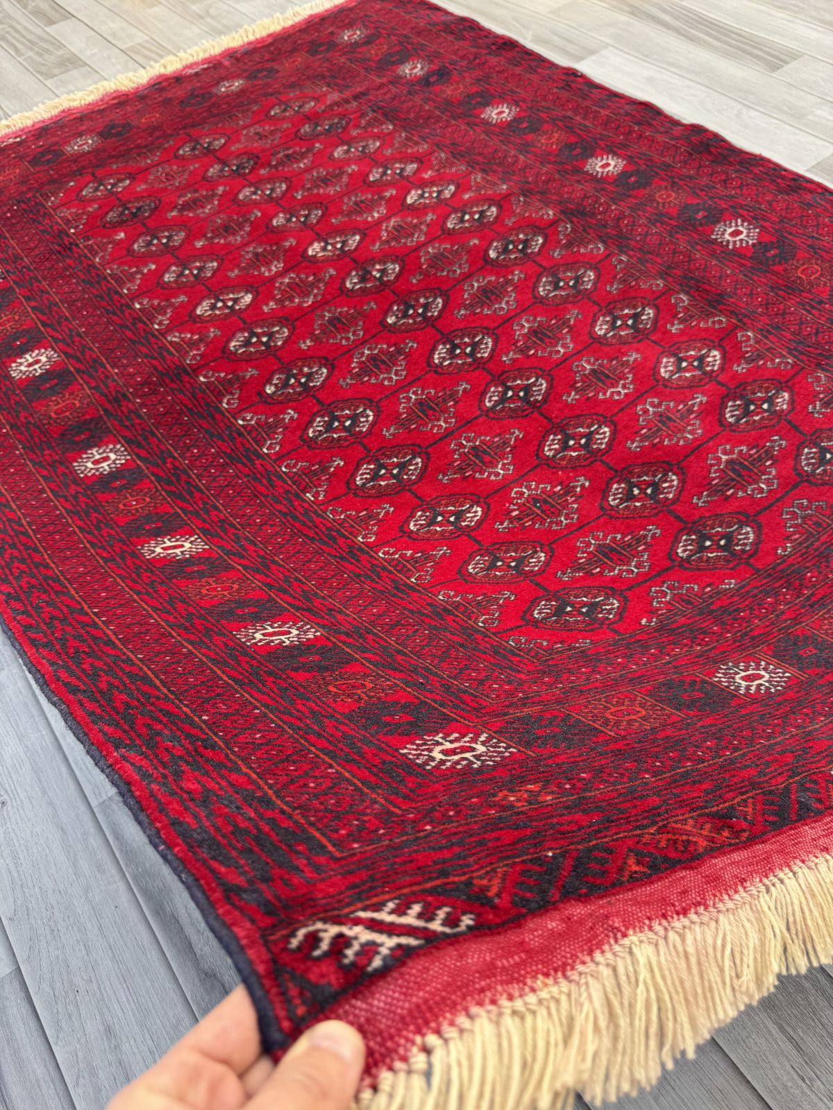 Handmade Afghan Traditional Rug  170 CM x 118 CM SK1396