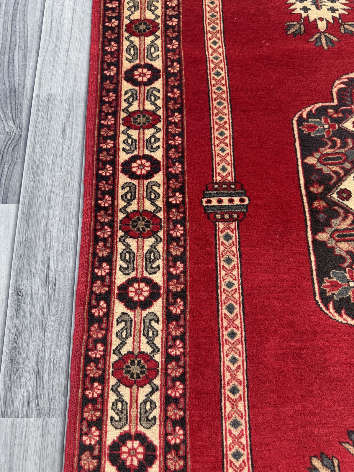 Handmade Afghan Traditional Rug  188 CM x 127 CM SK1395