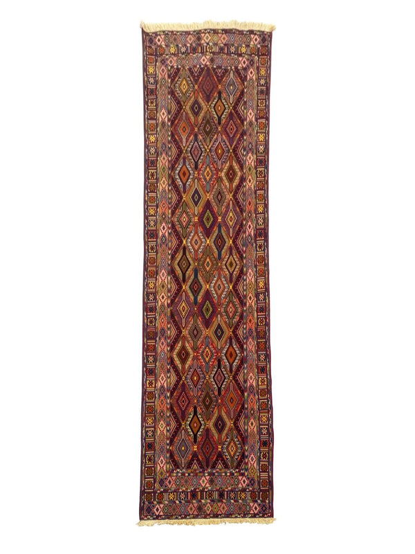 Handmade Fine Quality Meshwani Runner Rug   288 cm x 80 cm SK1384