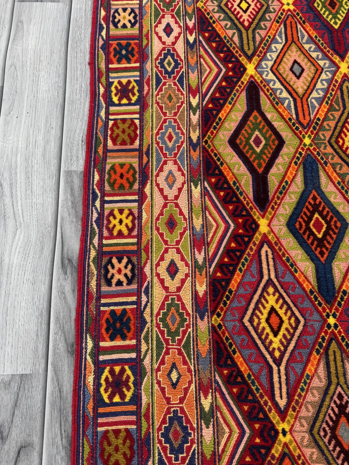 Handmade Fine Quality Meshwani Runner Rug   288 cm x 80 cm SK1384