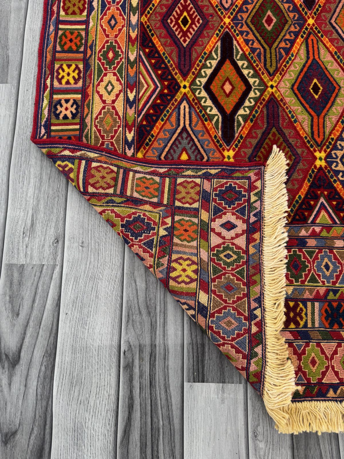 Handmade Fine Quality Meshwani Runner Rug   288 cm x 80 cm SK1384