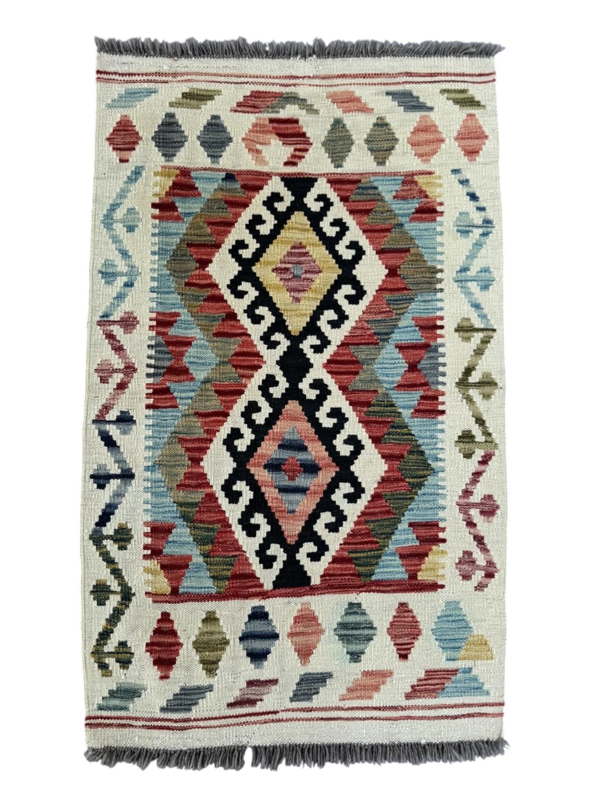 Handmade Afghan Chobi Kilim Runner Rug 132 CM x 83 CM SK # 1428