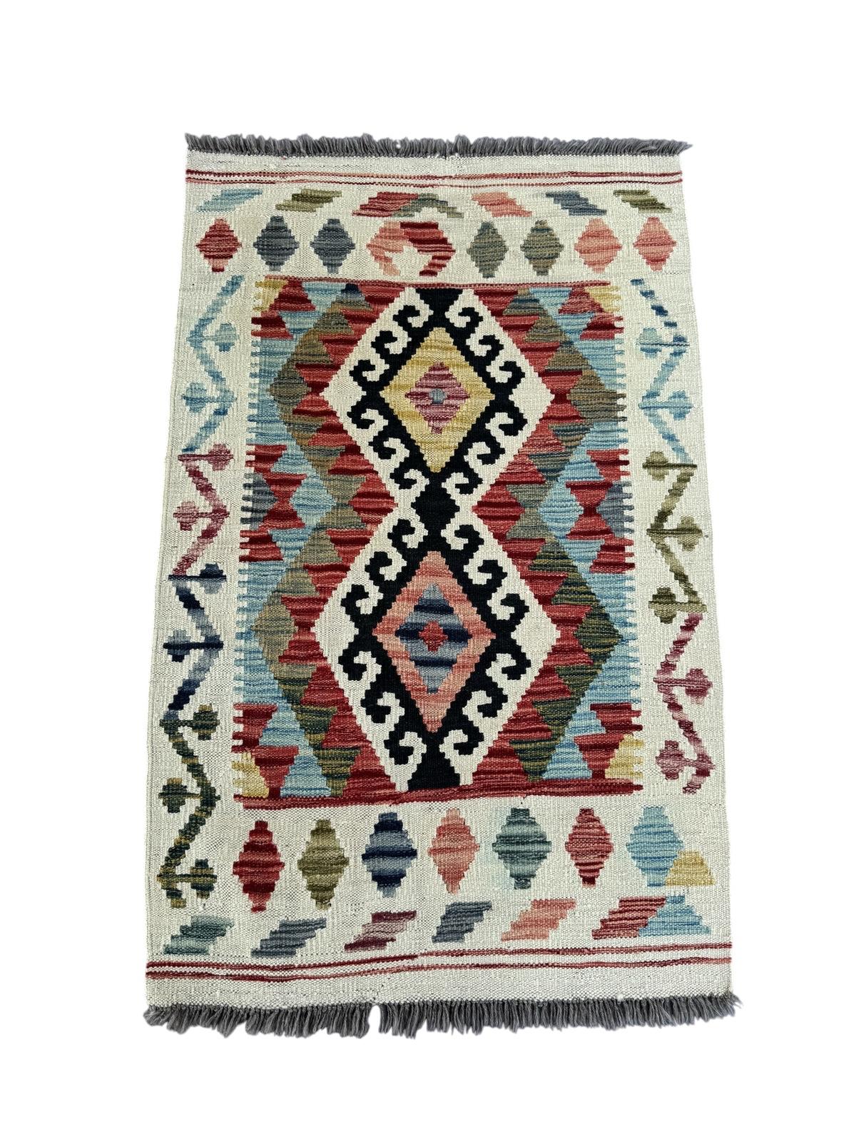 Handmade Afghan Chobi Kilim Runner Rug 132 CM x 83 CM SK # 1428