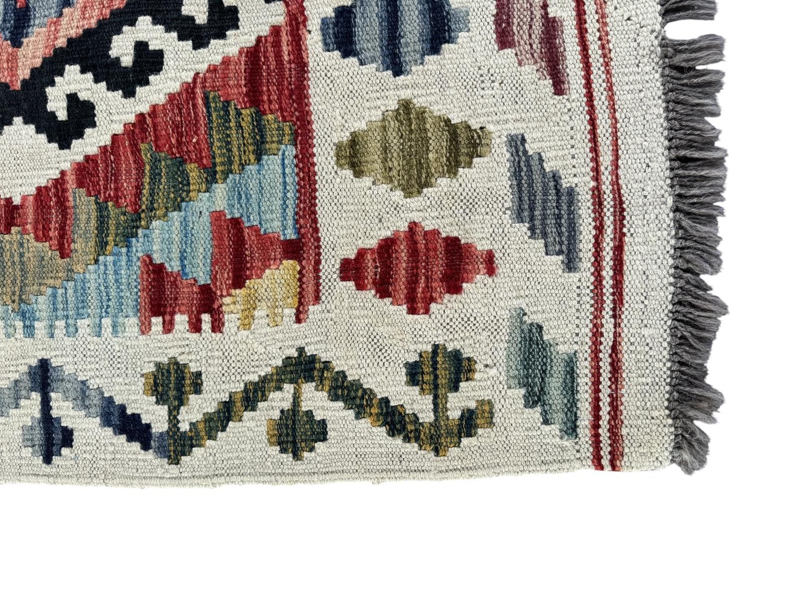 Handmade Afghan Chobi Kilim Runner Rug 132 CM x 83 CM SK # 1428