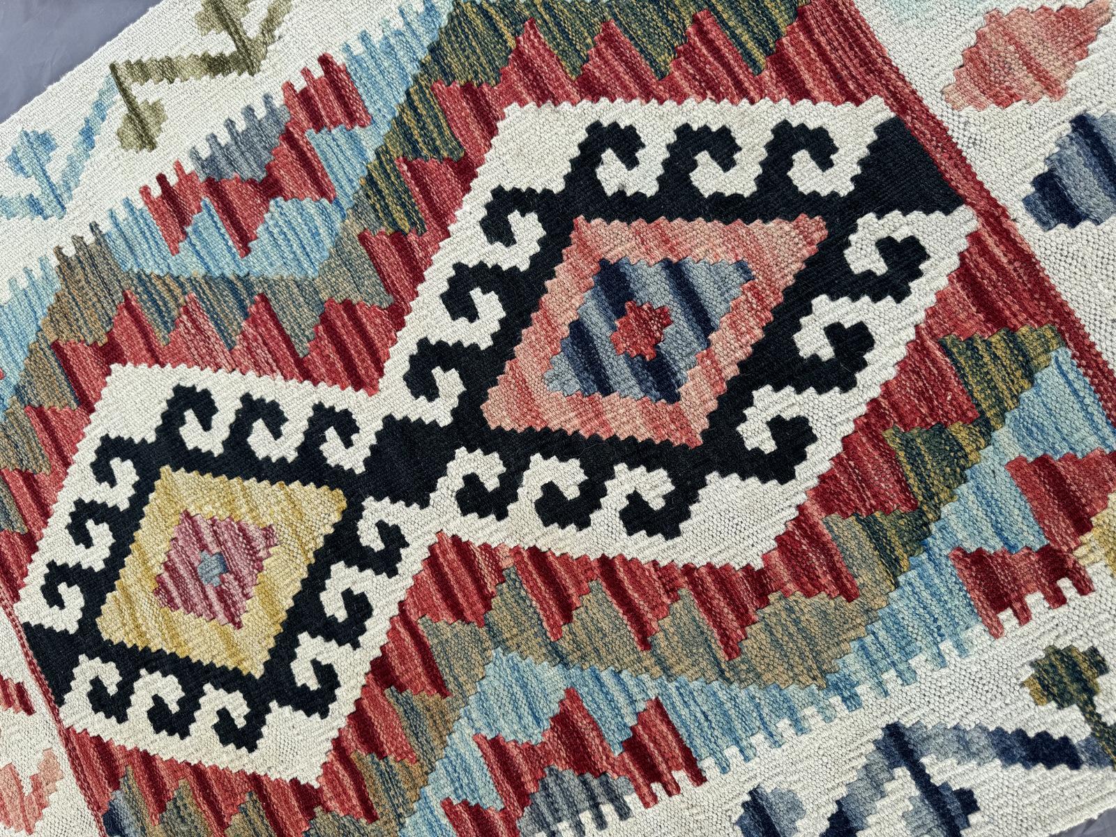 Handmade Afghan Chobi Kilim Runner Rug 132 CM x 83 CM SK # 1428