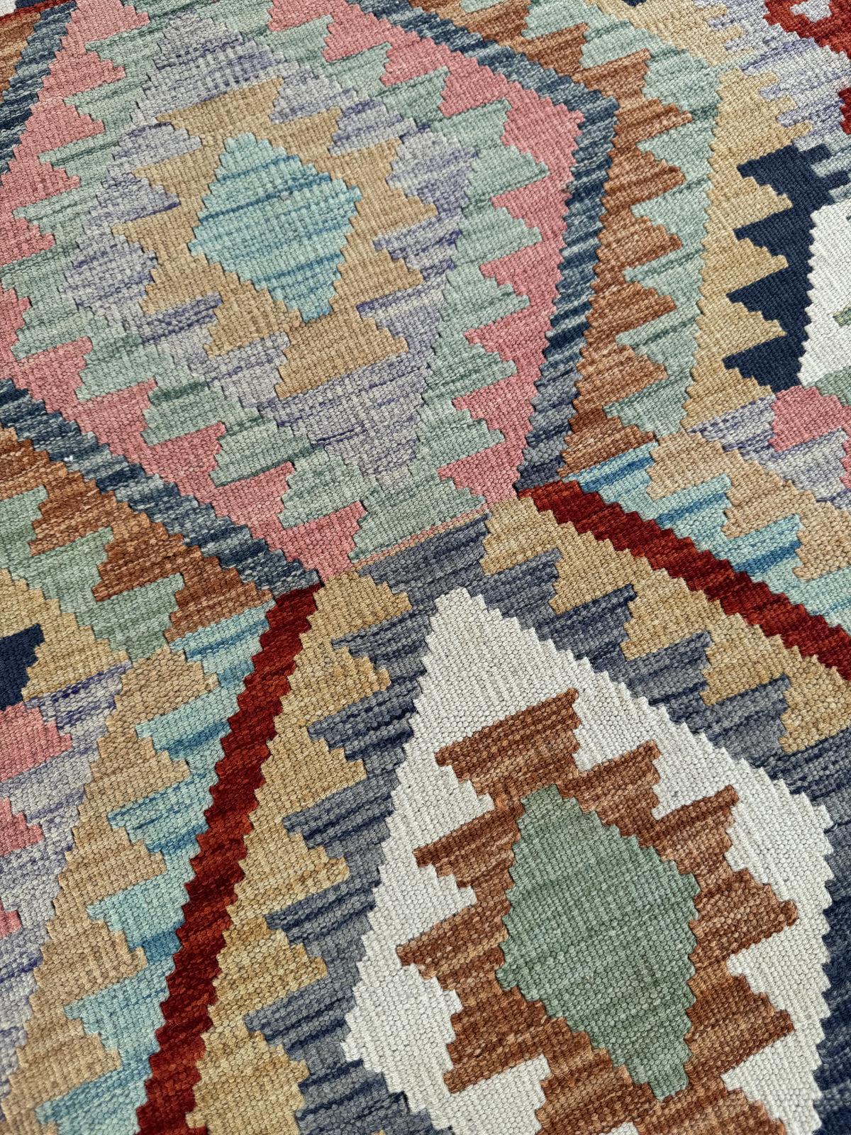 Handmade Afghan Chobi Kilim Runner Rug 120 CM x 84 CM SK#1429