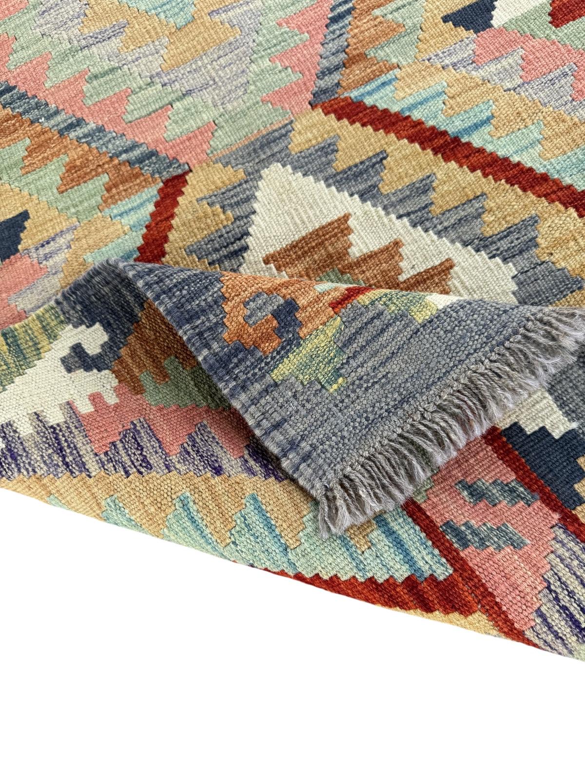 Handmade Afghan Chobi Kilim Runner Rug 120 CM x 84 CM SK#1429