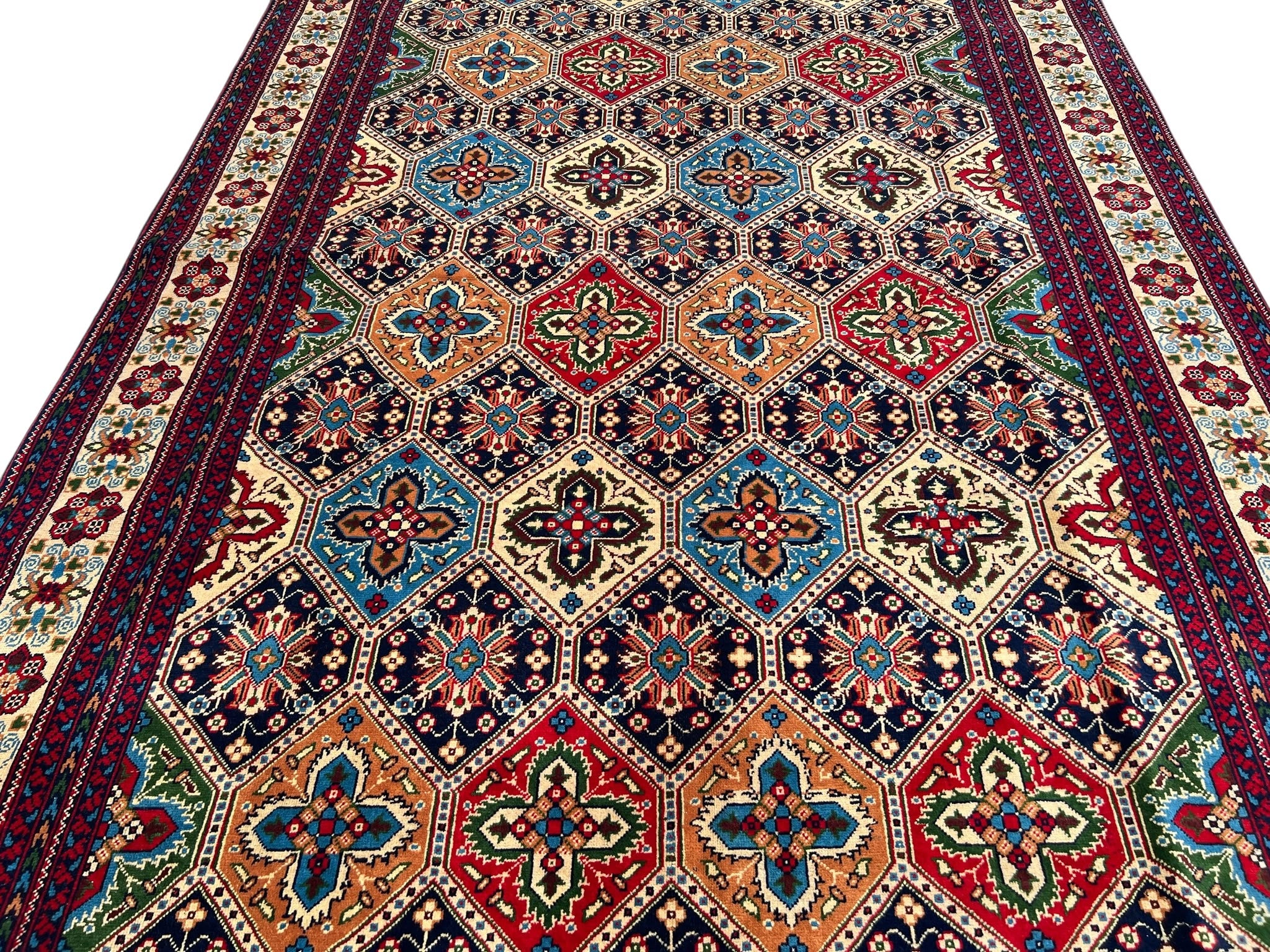 Handmade Afghan Traditional Wool Rug 296 CM x 200 CM SK#2001