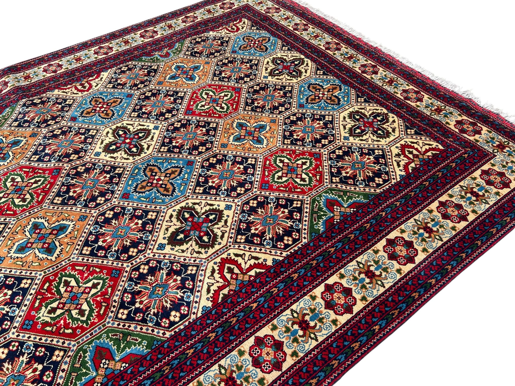 Handmade Afghan Traditional Wool Rug 296 CM x 200 CM SK#2001