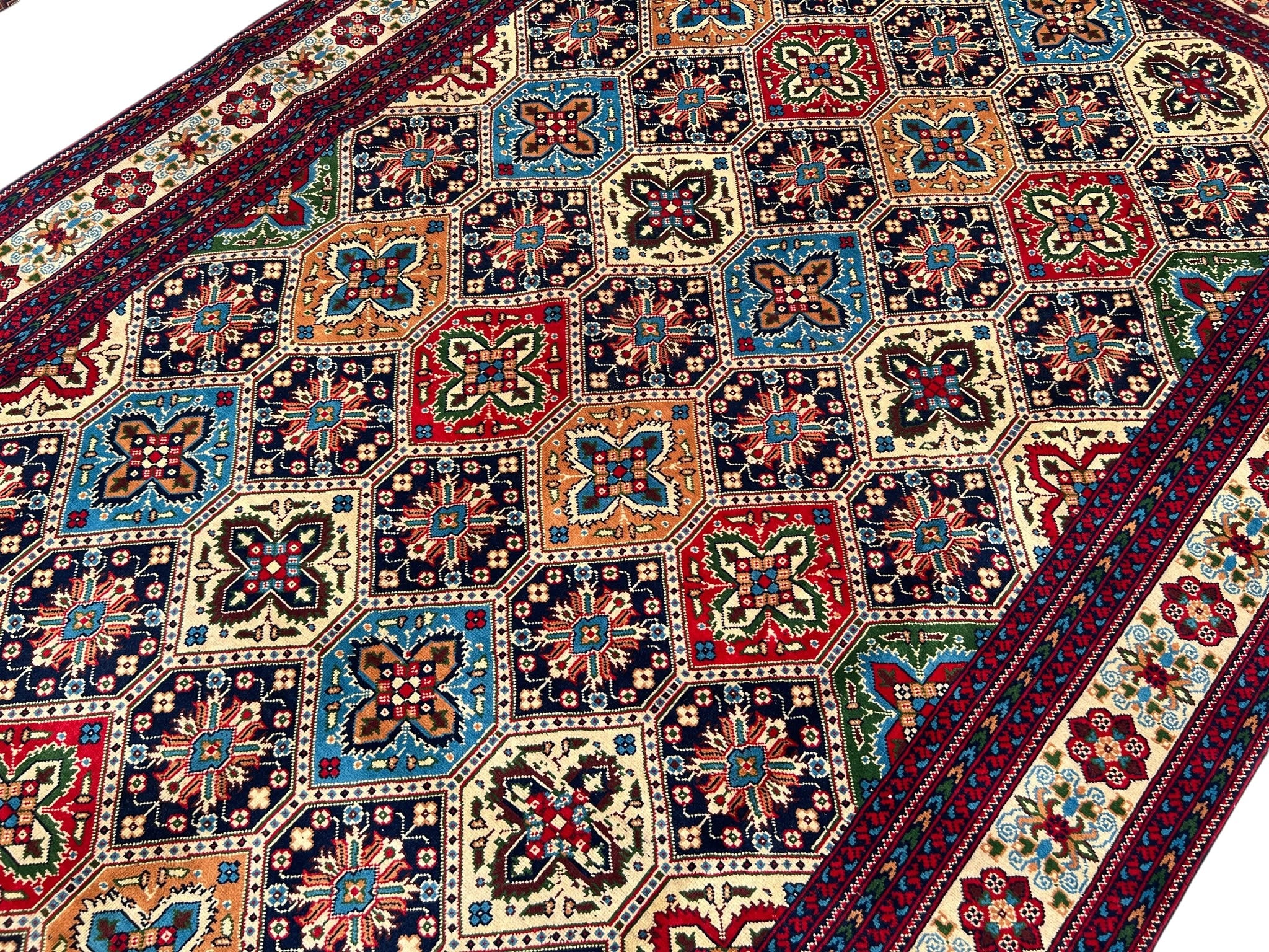 Handmade Afghan Traditional Wool Rug 296 CM x 200 CM SK#2001