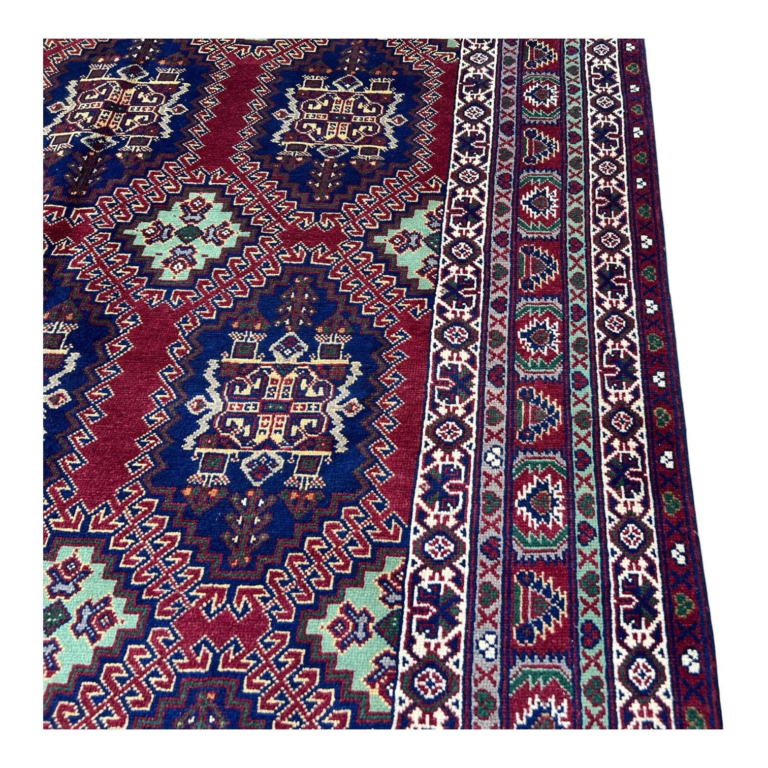 Handmade Afghan Traditional Wool Rug 195 CM x 151 CM SK#2002