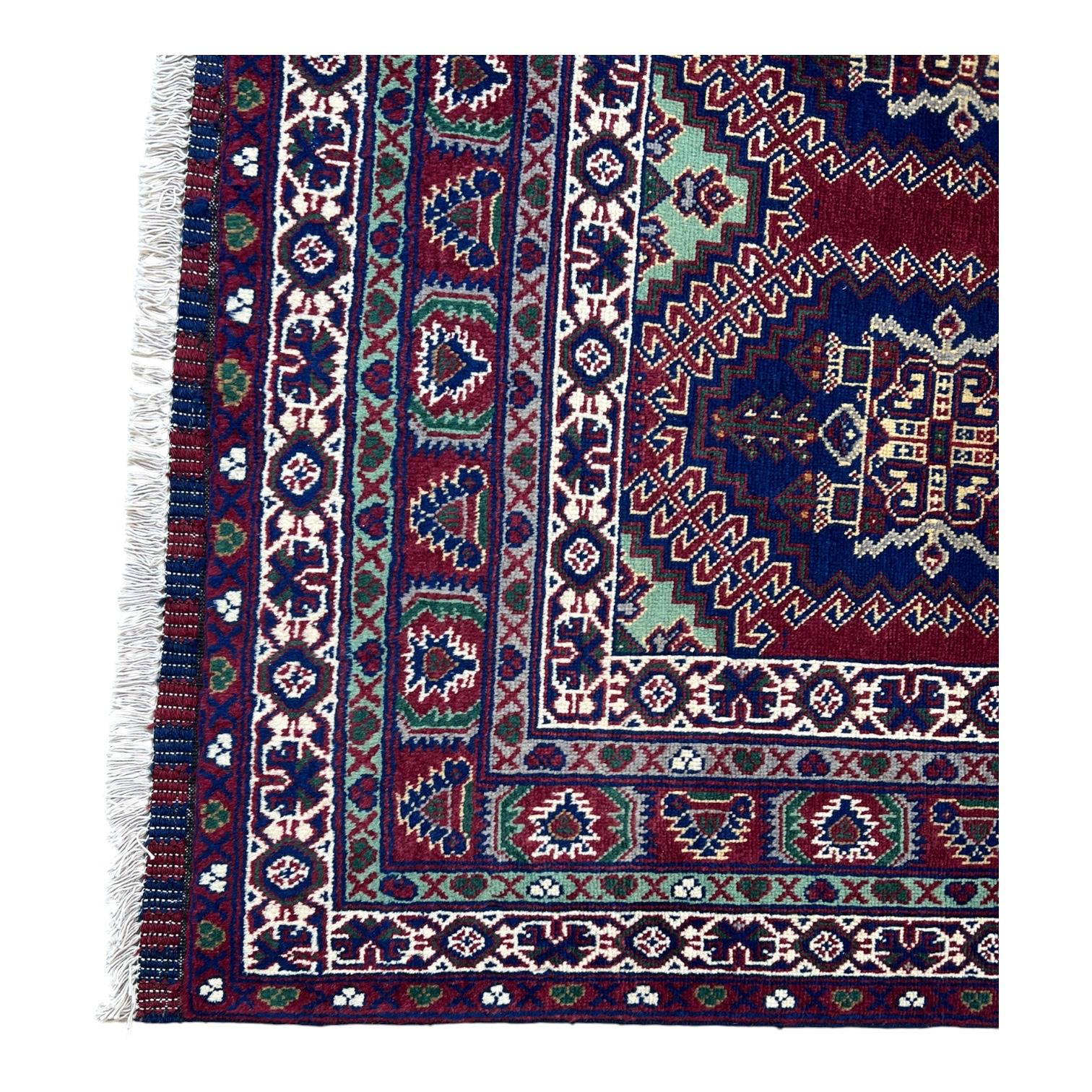 Handmade Afghan Traditional Wool Rug 195 CM x 151 CM SK#2002