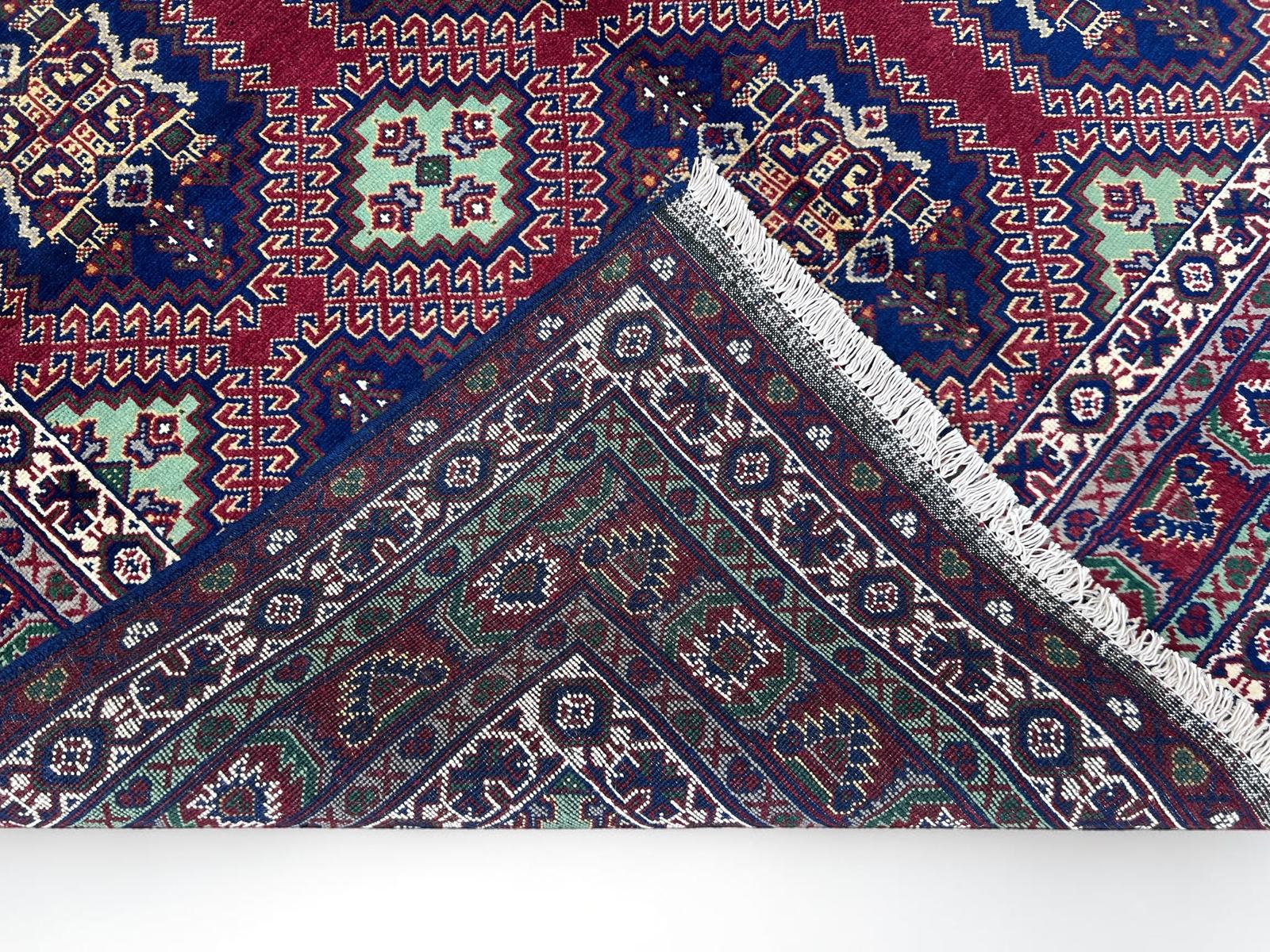 Handmade Afghan Traditional Wool Rug 195 CM x 151 CM SK#2002