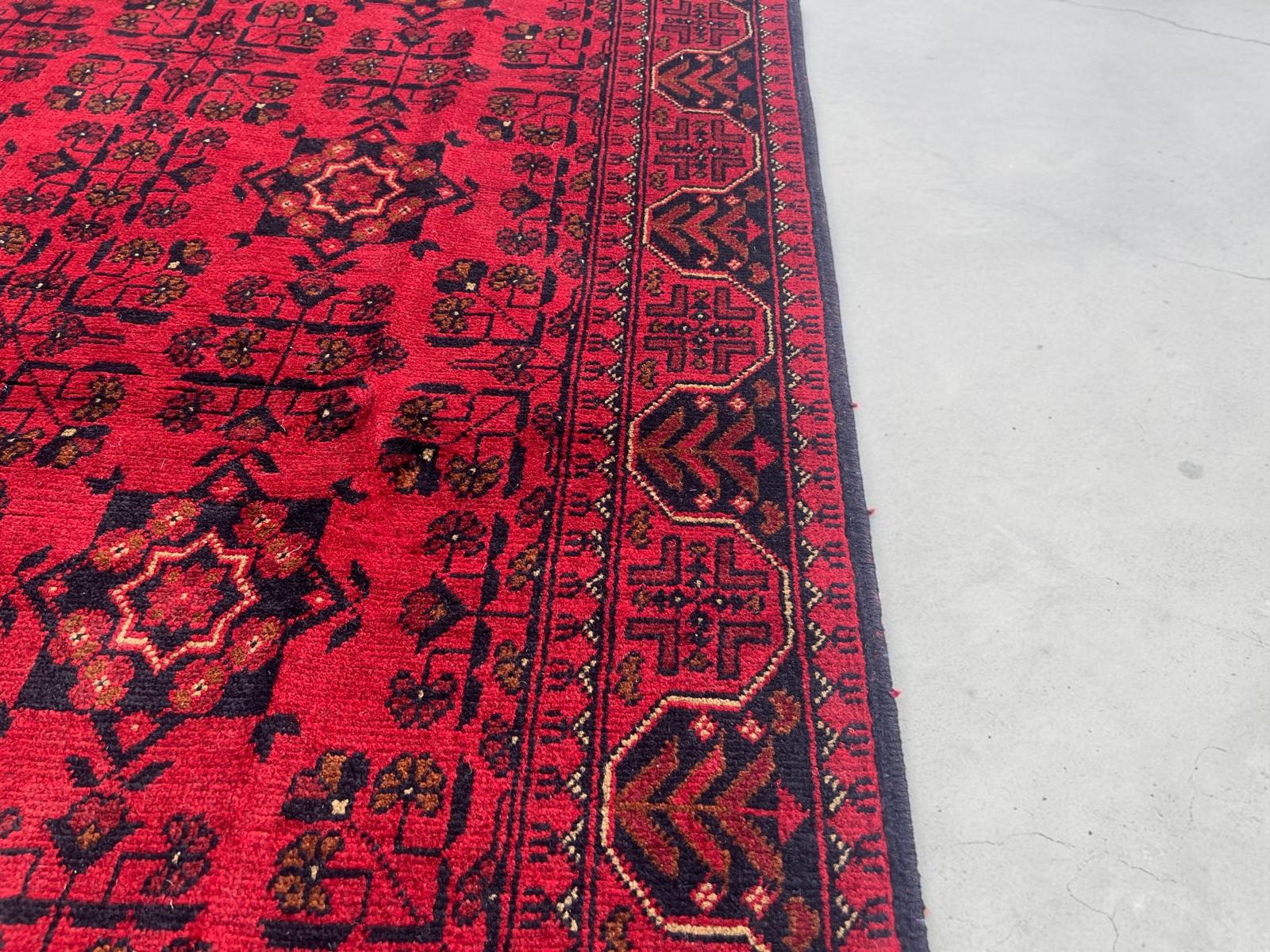 Handmade Afghan Traditional Wool Rug  Size 200 CM x 150 CM SK# 2005