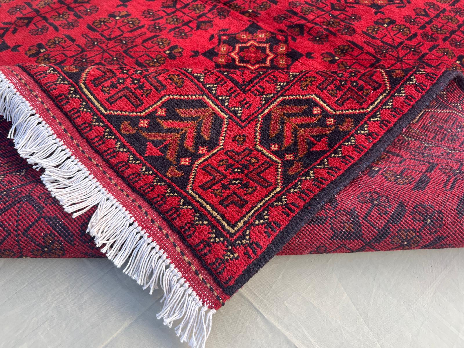 Handmade Afghan Traditional Wool Rug  Size 200 CM x 150 CM SK# 2005