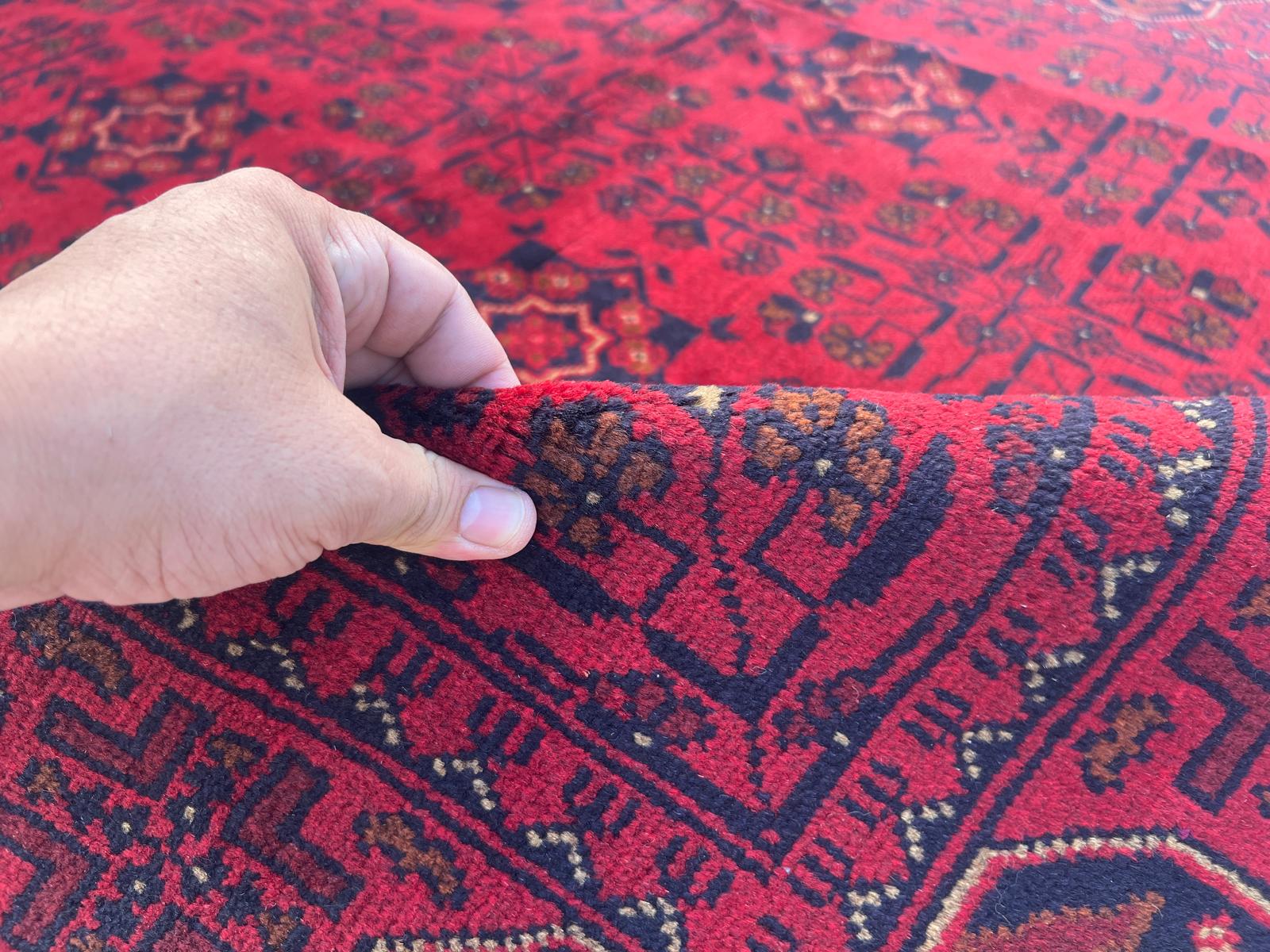 Handmade Afghan Traditional Wool Rug  Size 200 CM x 150 CM SK# 2005