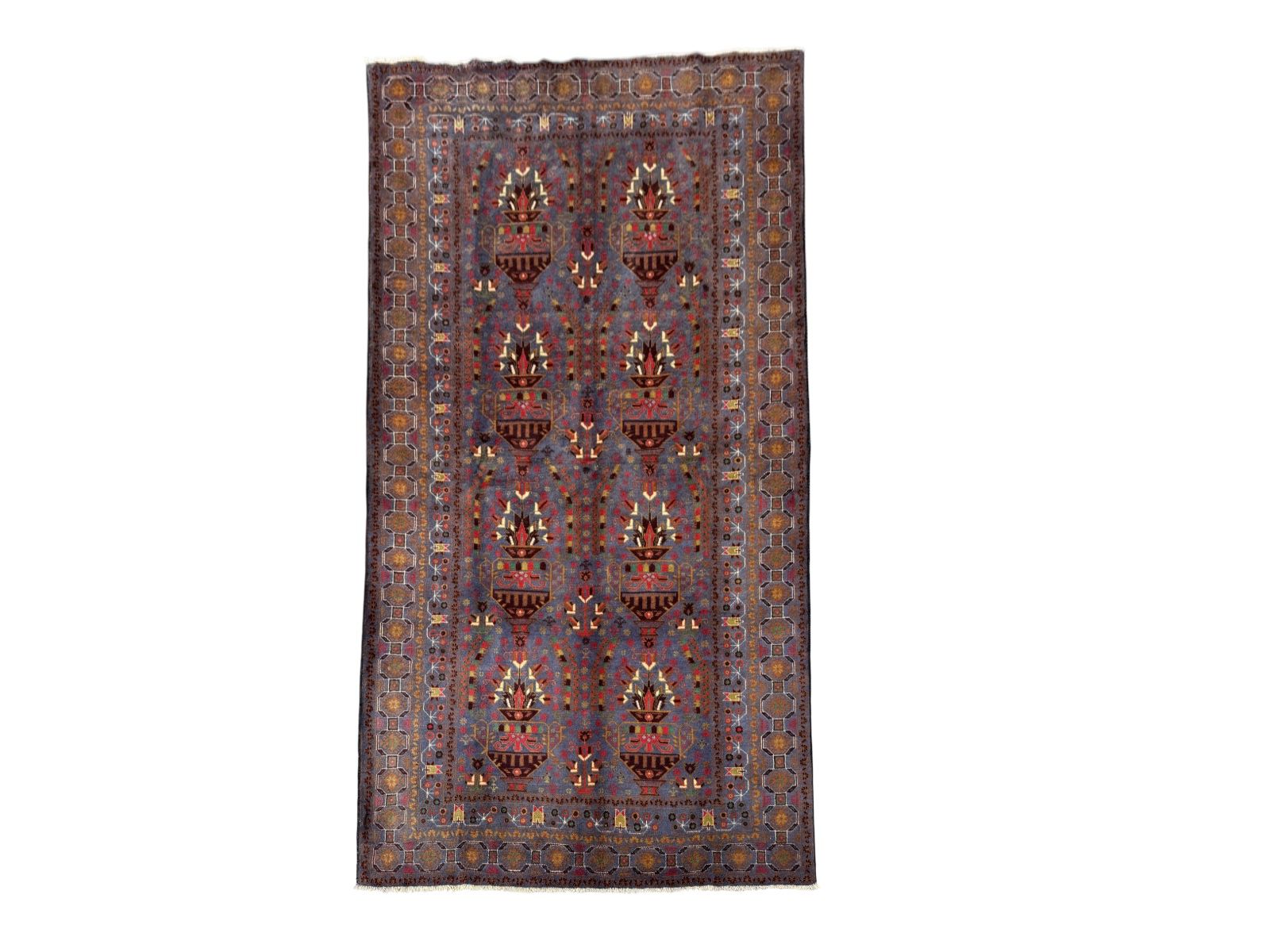 Handmade Afghan Vintage Balochi Rug 316 CM x 192 CM SK#1522
