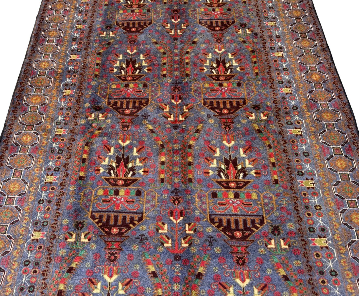 Handmade Afghan Vintage Balochi Rug 316 CM x 192 CM SK#1522