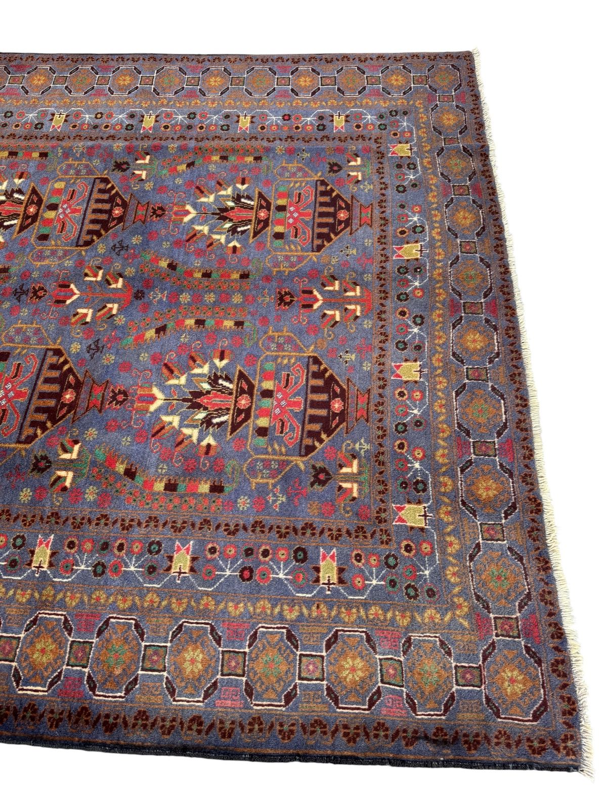 Handmade Afghan Vintage Balochi Rug 316 CM x 192 CM SK#1522
