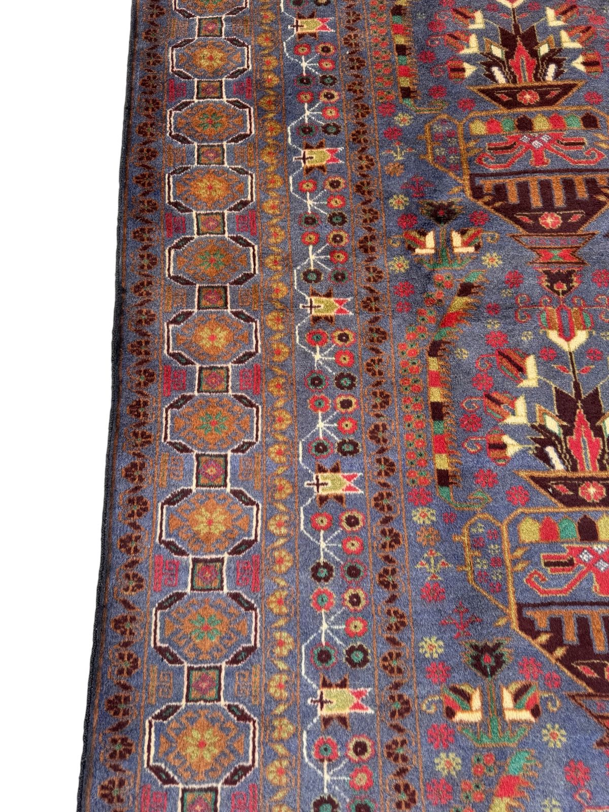 Handmade Afghan Vintage Balochi Rug 316 CM x 192 CM SK#1522