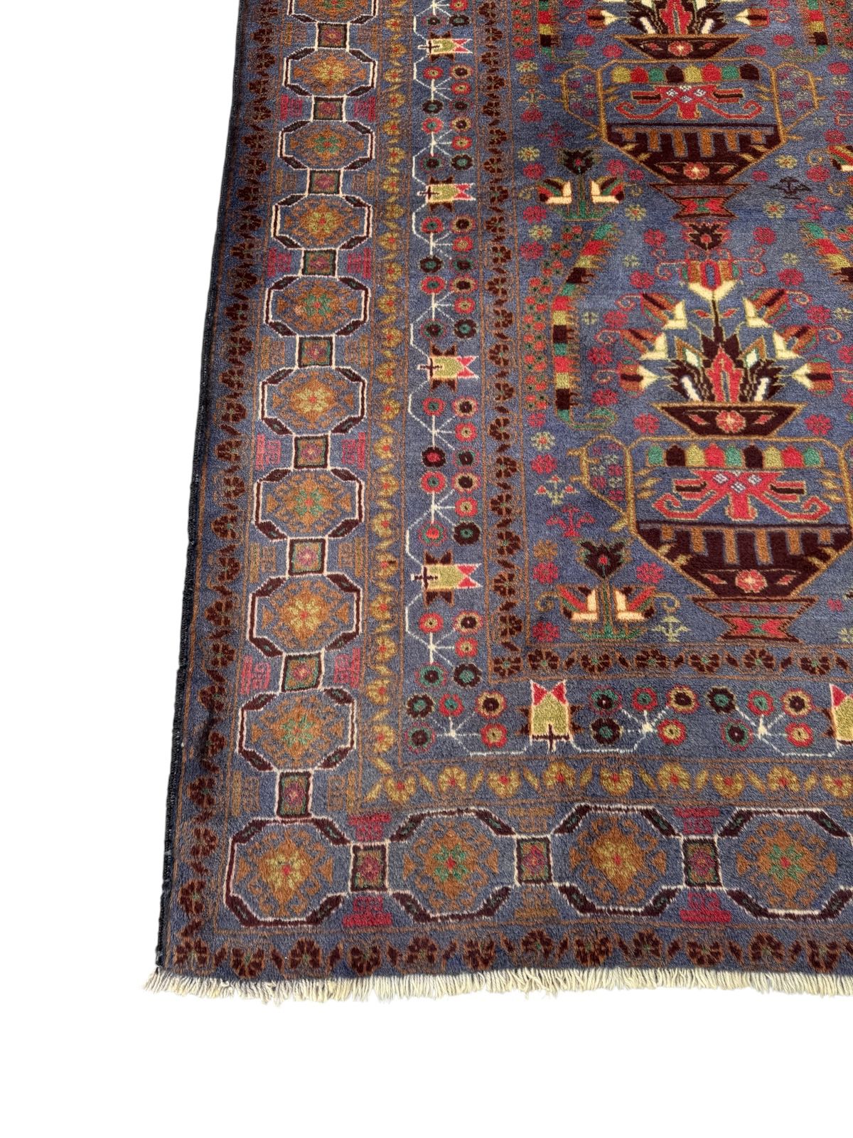 Handmade Afghan Vintage Balochi Rug 316 CM x 192 CM SK#1522