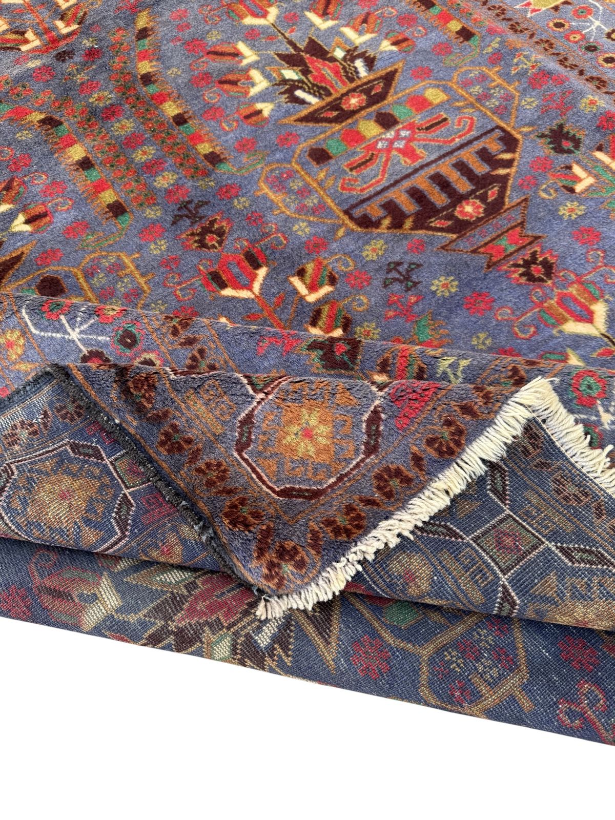 Handmade Afghan Vintage Balochi Rug 316 CM x 192 CM SK#1522