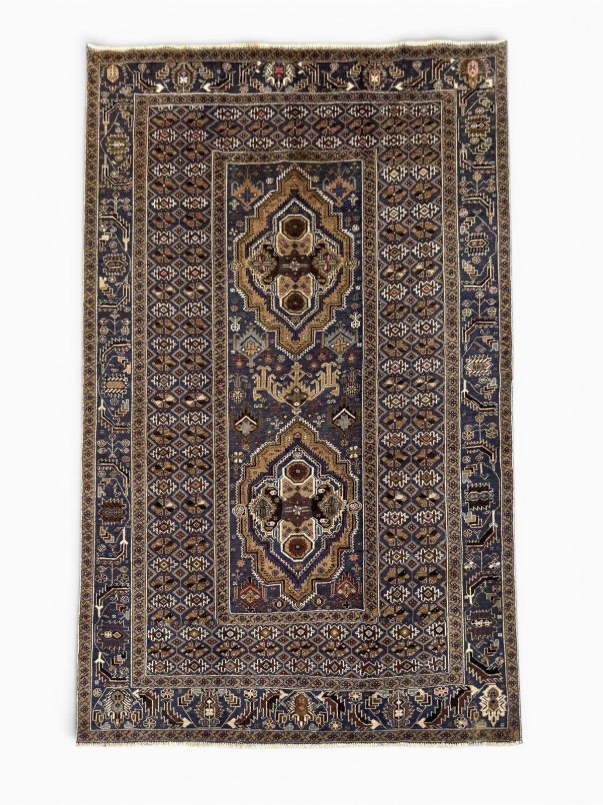 Handmade Afghan Vintage Balochi Rug 293 CM x 206 CM SK#1523