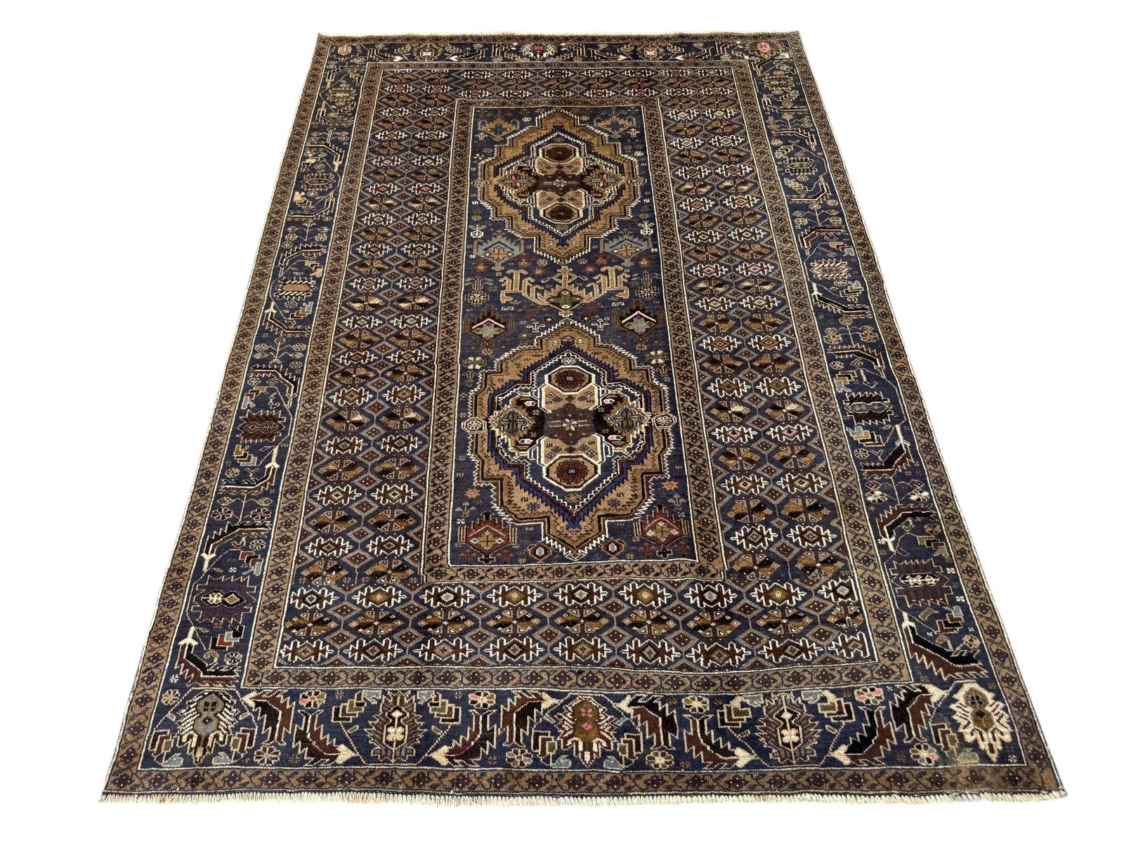 Handmade Afghan Vintage Balochi Rug 293 CM x 206 CM SK#1523