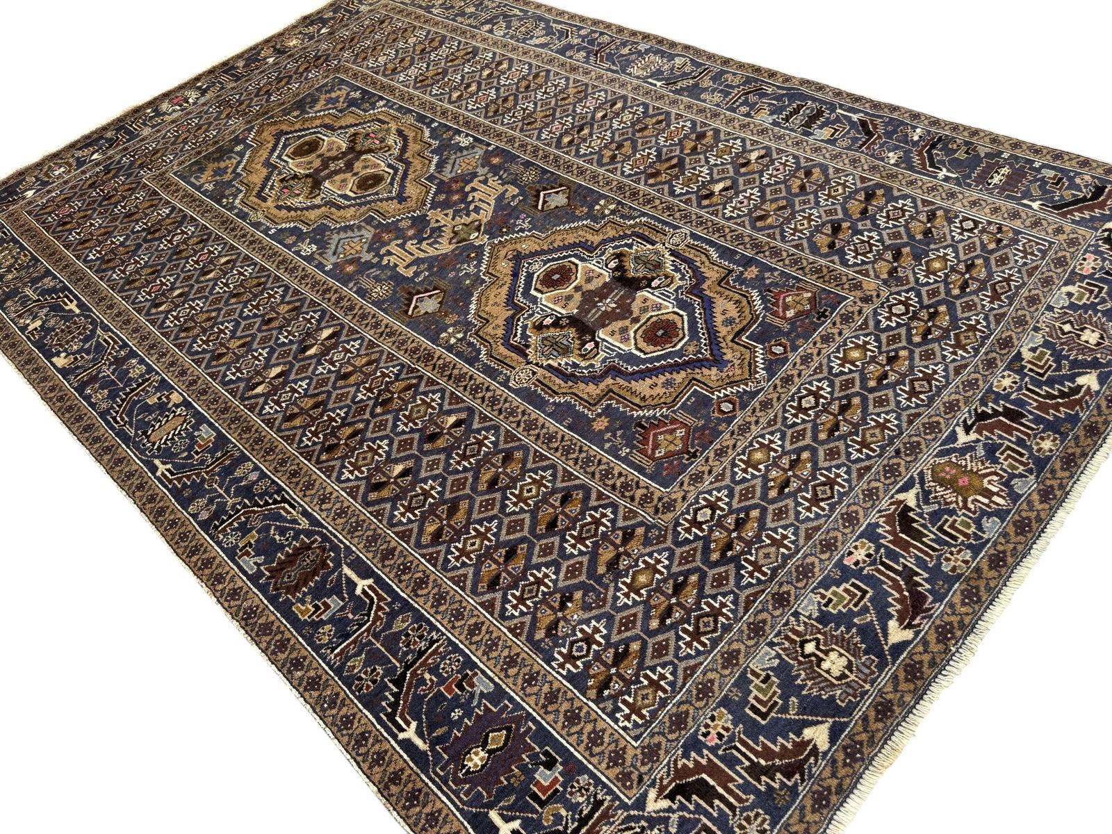 Handmade Afghan Vintage Balochi Rug 293 CM x 206 CM SK#1523