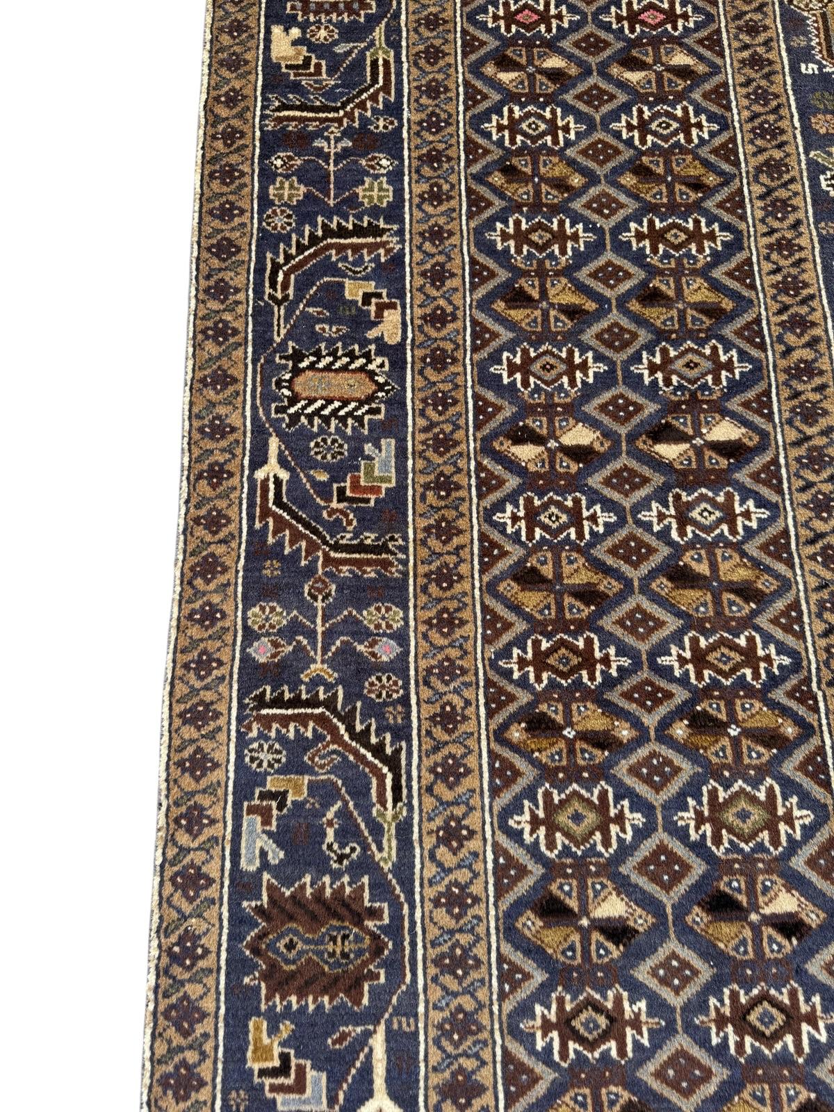 Handmade Afghan Vintage Balochi Rug 293 CM x 206 CM SK#1523