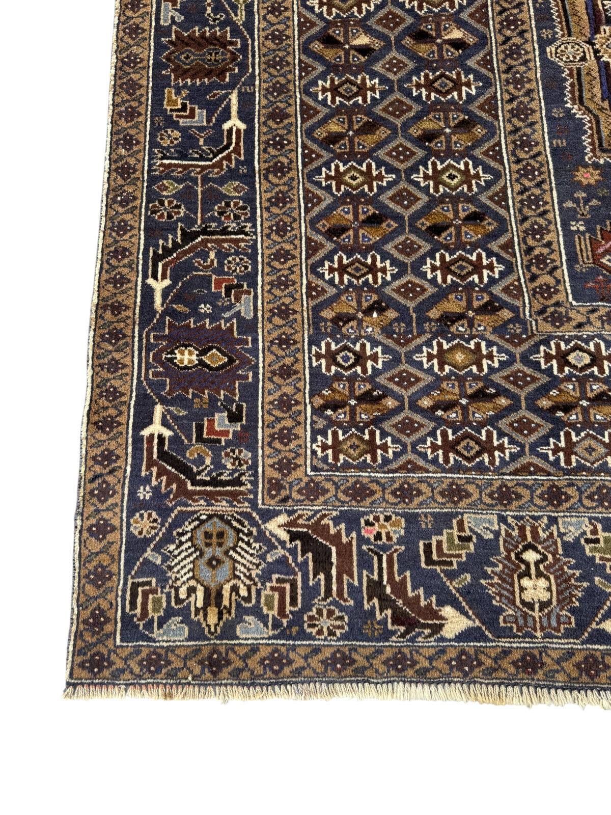Handmade Afghan Vintage Balochi Rug 293 CM x 206 CM SK#1523