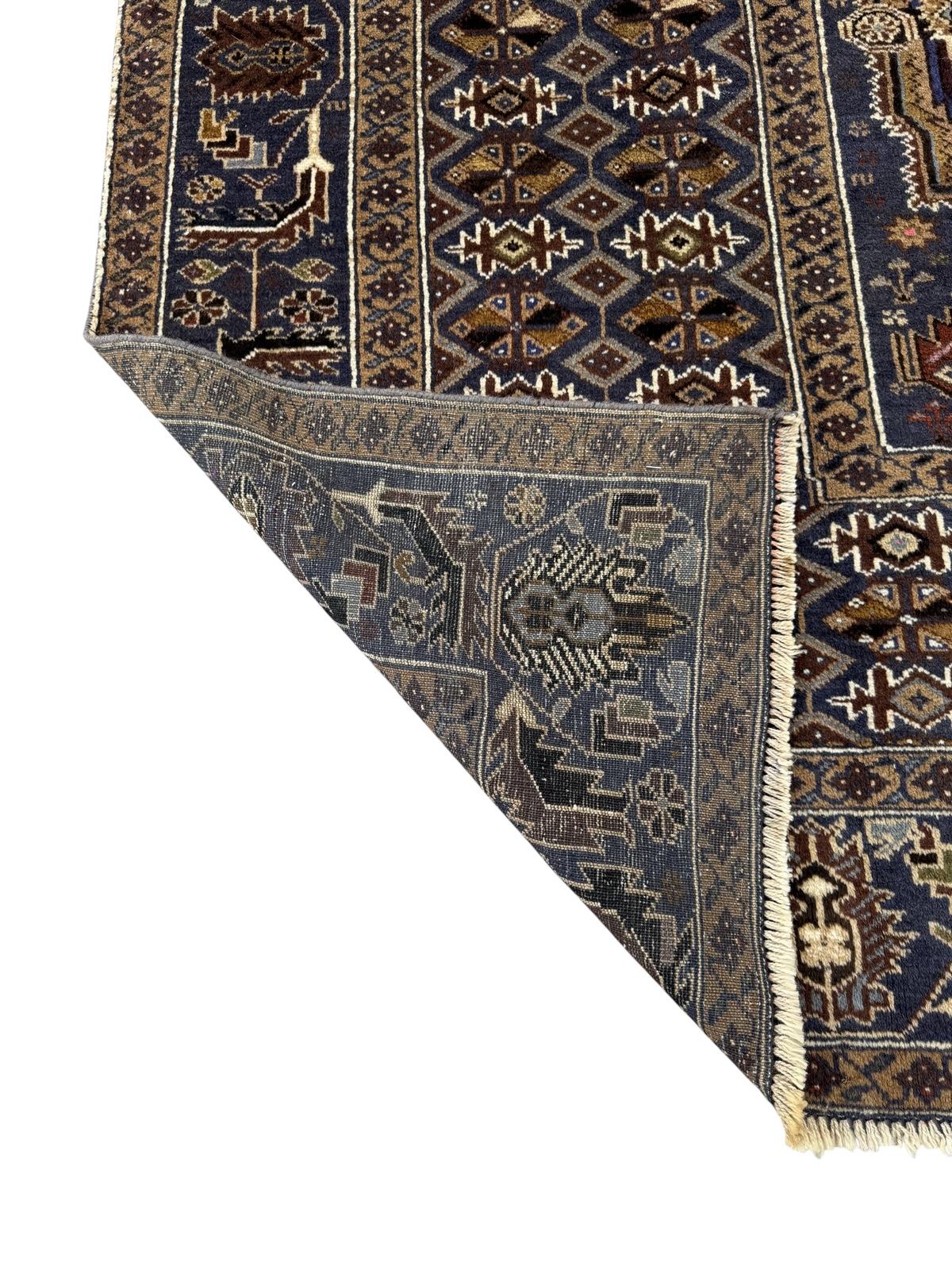 Handmade Afghan Vintage Balochi Rug 293 CM x 206 CM SK#1523