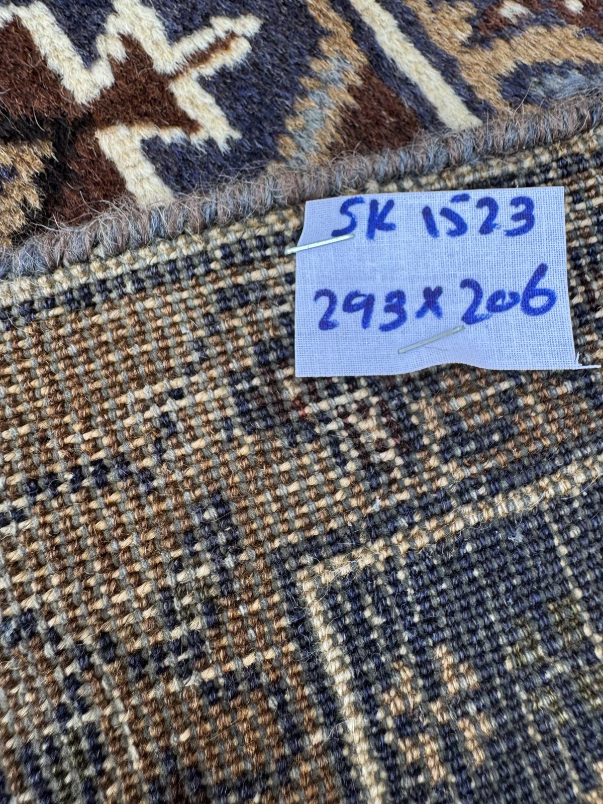 Handmade Afghan Vintage Balochi Rug 293 CM x 206 CM SK#1523